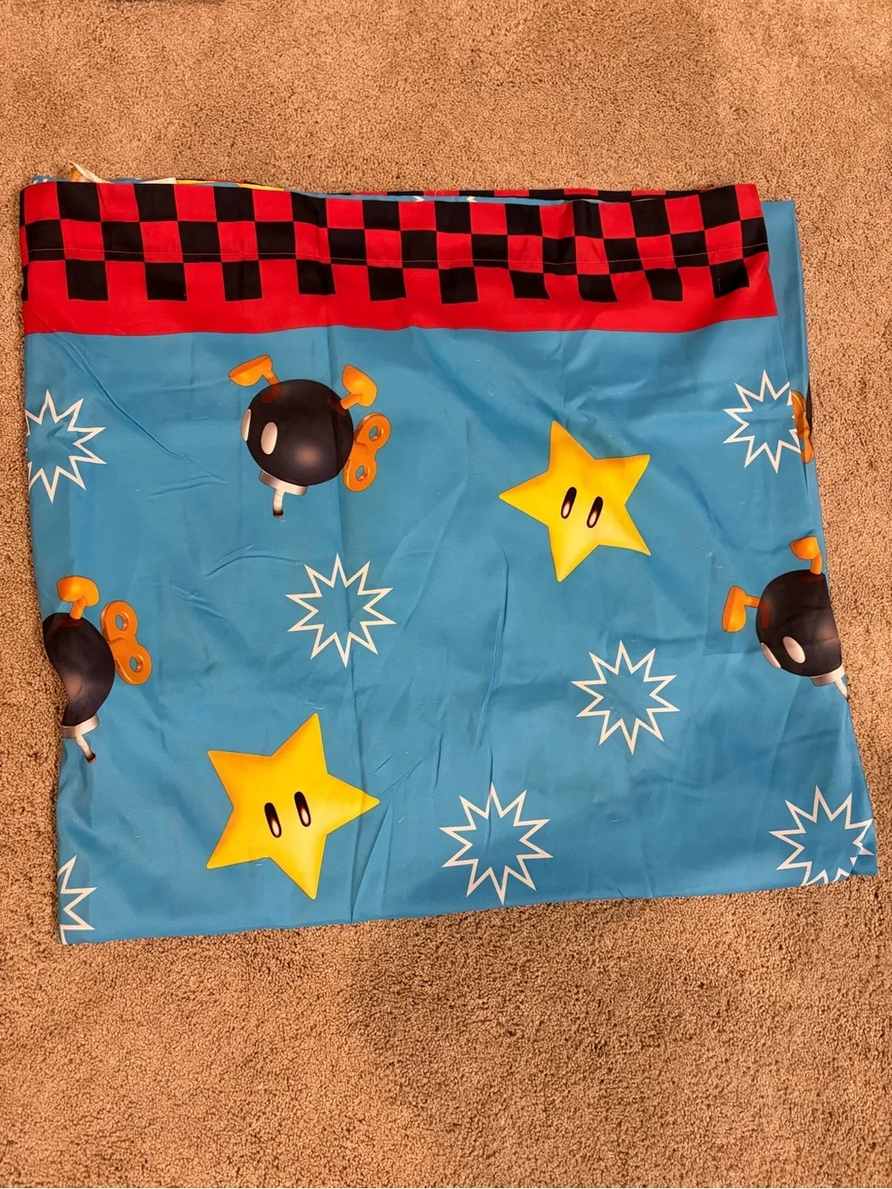 Nintendo Wii Mario Cart Twin Sheet Set